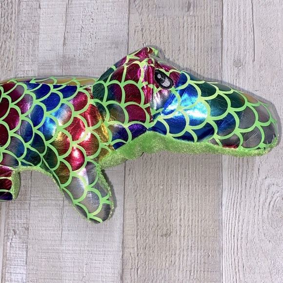 Green multicolor alligator plush - Picture 2 of 7